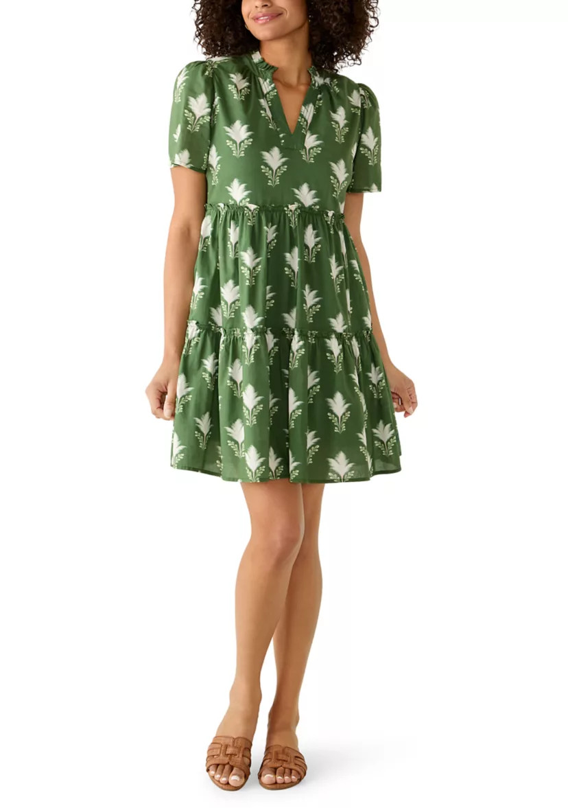Women's Short Sleeve Tiered Mini Dress | Belk