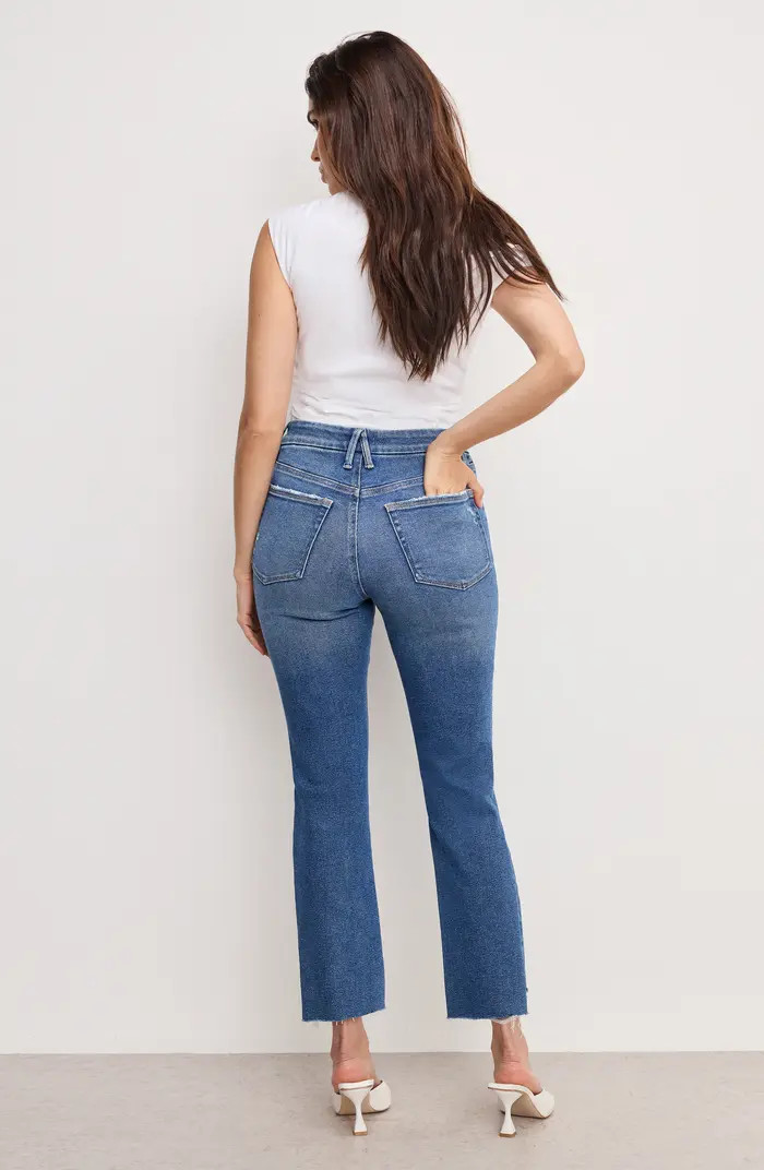 Good American Good Legs Straight Leg Jeans | Nordstromrack | Nordstrom Rack