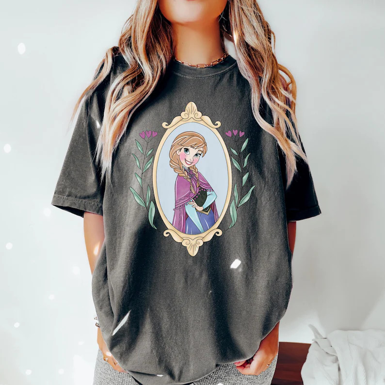 Comfort Color® Disney Anna Shirt Vintage Frozen Sweatshirt Princess Shirt Disney Trip Shirt Disn... | Etsy (US)