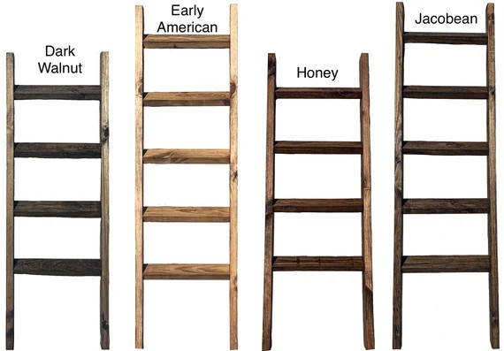 Farmhouse Rustic Handmade Wooden Blanket Ladder ~ the perfect Christmas gift ~ | Etsy (US)