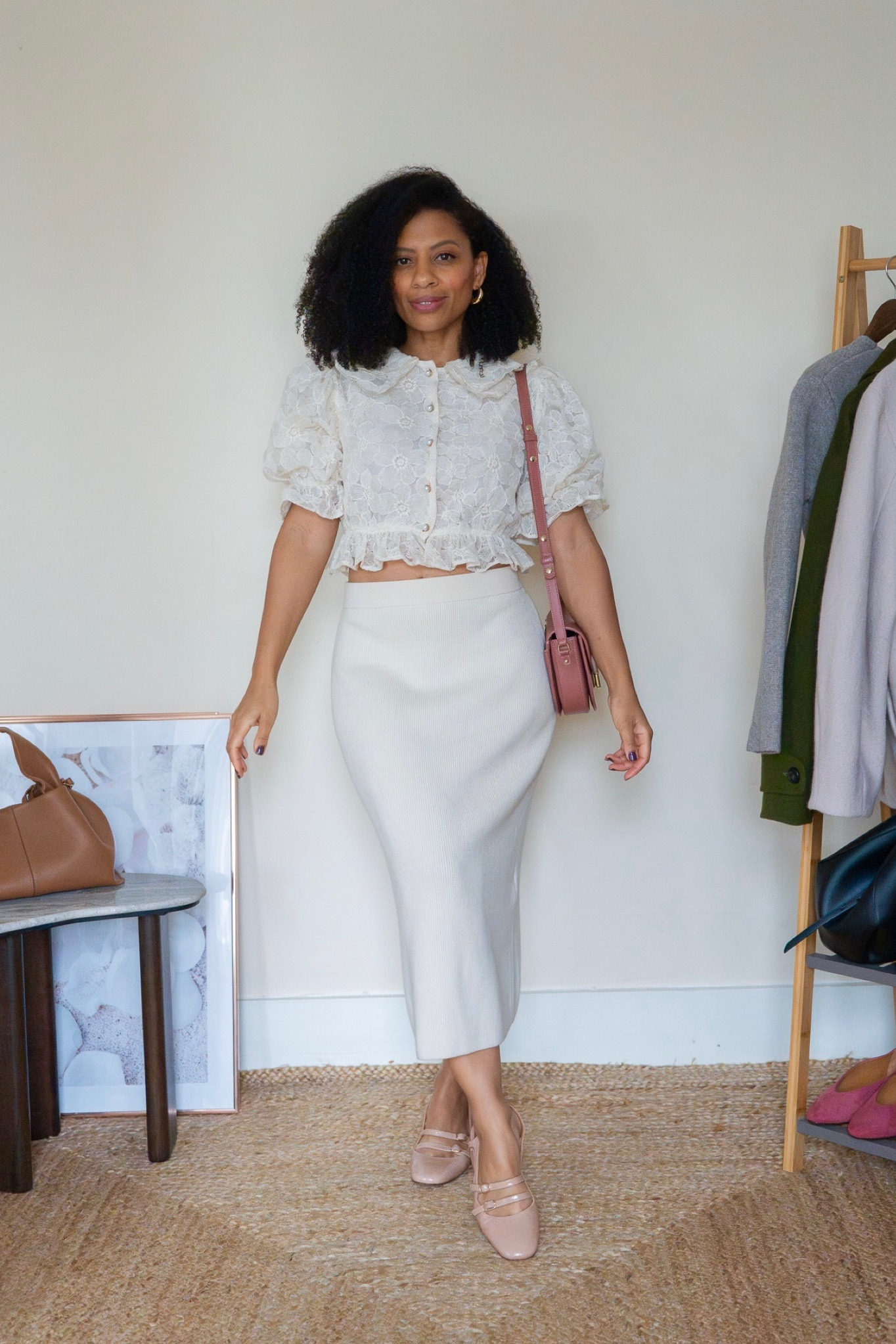 完売品 andmary Mary logo knit tops white andmary Mary logo knit tops ivory andmary Mary logo knit tops