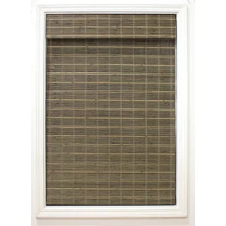 Radiance Cordless Driftwood Roman Shade - 36.5x64 | Bed Bath & Beyond