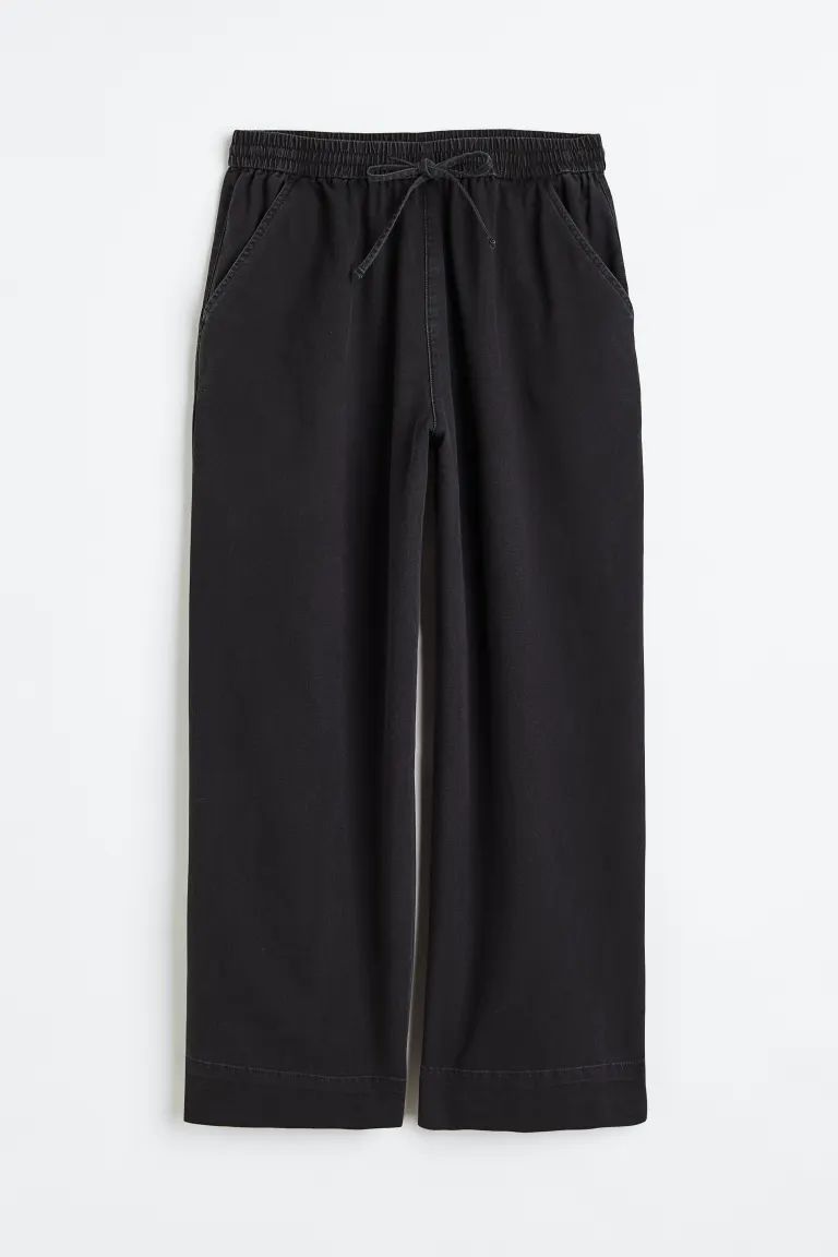Lyocell-blend Pull-on Pants | H&M (US + CA)