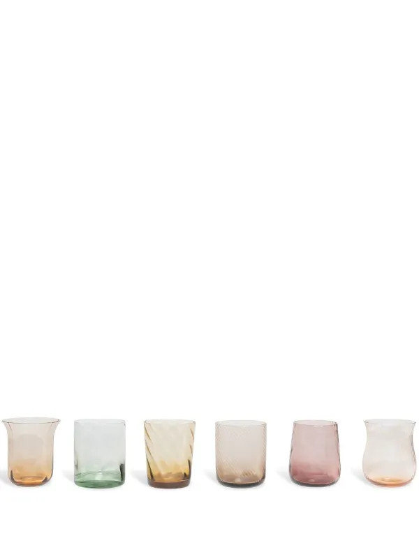 6 piece assorted tumblers set | Farfetch Global
