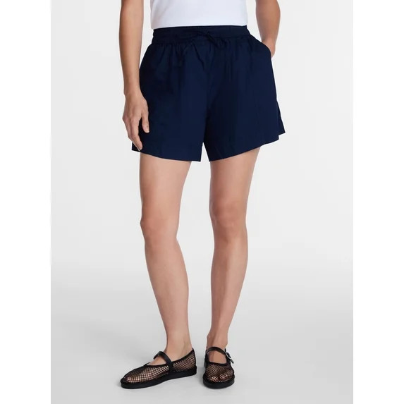 Time and Tru Women's Poplin Short, Sizes XS - XXXL | Walmart (US)