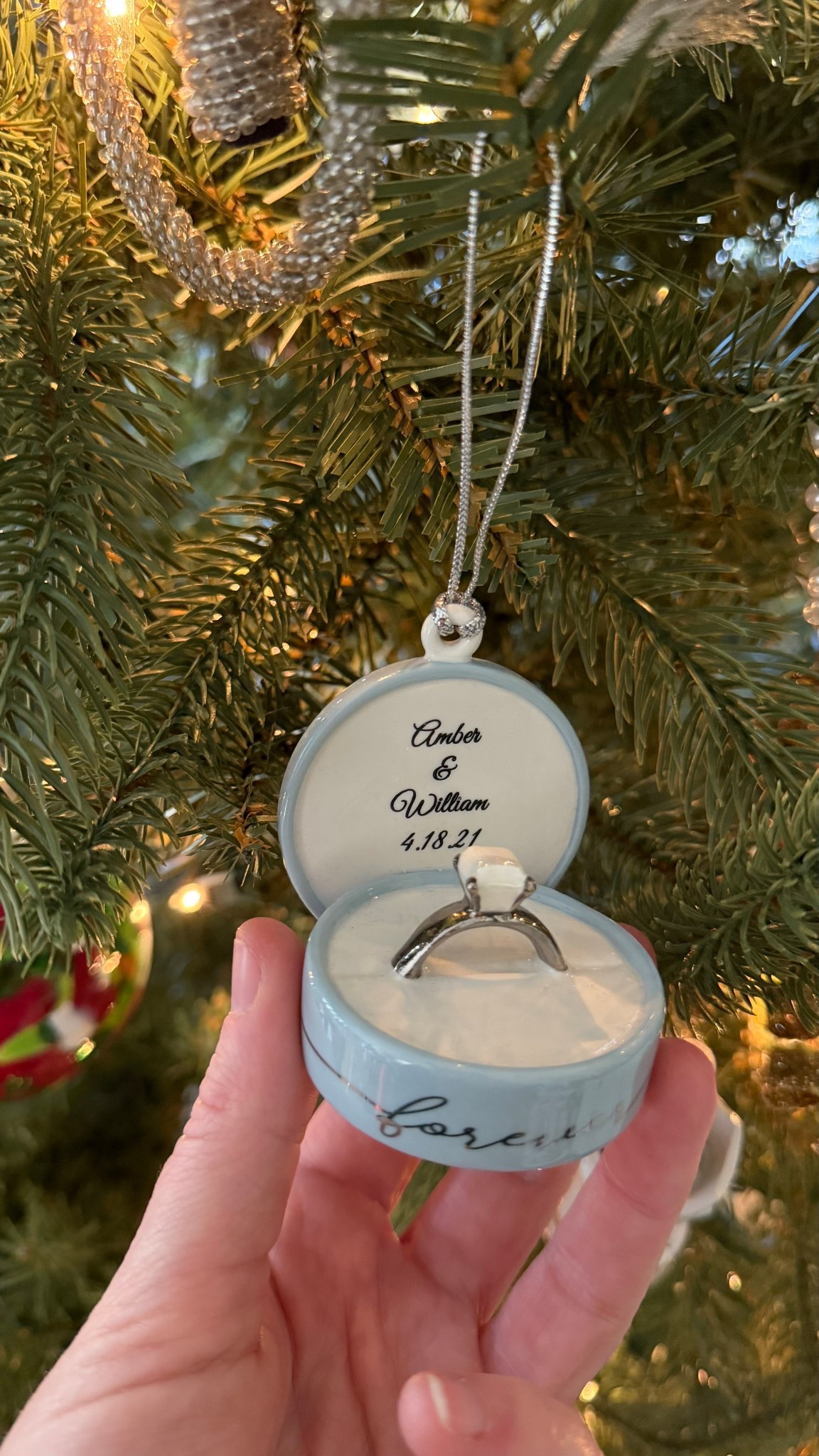 Gift idea for newlyweds, sentimental gift, wedding anniversary gift, wedding registry, gifts for couples, wedding gift, wedding ornament, custom wedding gift

#LTKSeasonal #LTKValentine #LTKWedding