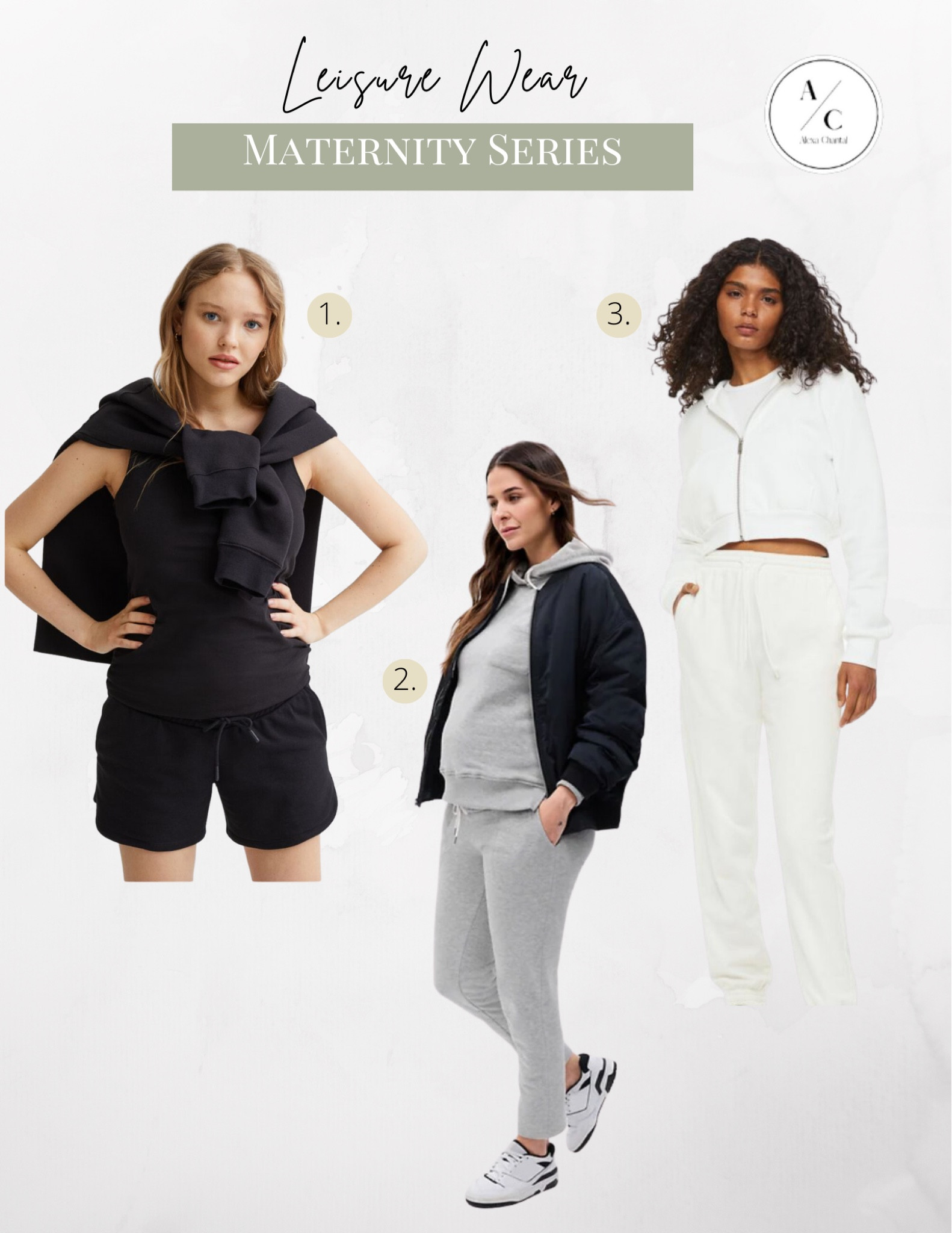 Maternity and postpartum friendly leisure wear. Shorts have a built inset panel which is so comfy.
I took my pre-pregnancy size (size small)