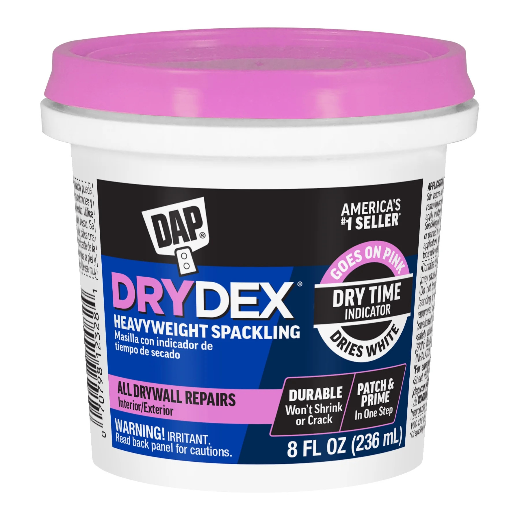 DAP DryDex 8 oz Pink/White Dry Time Indicator Spackling | Walmart (US)