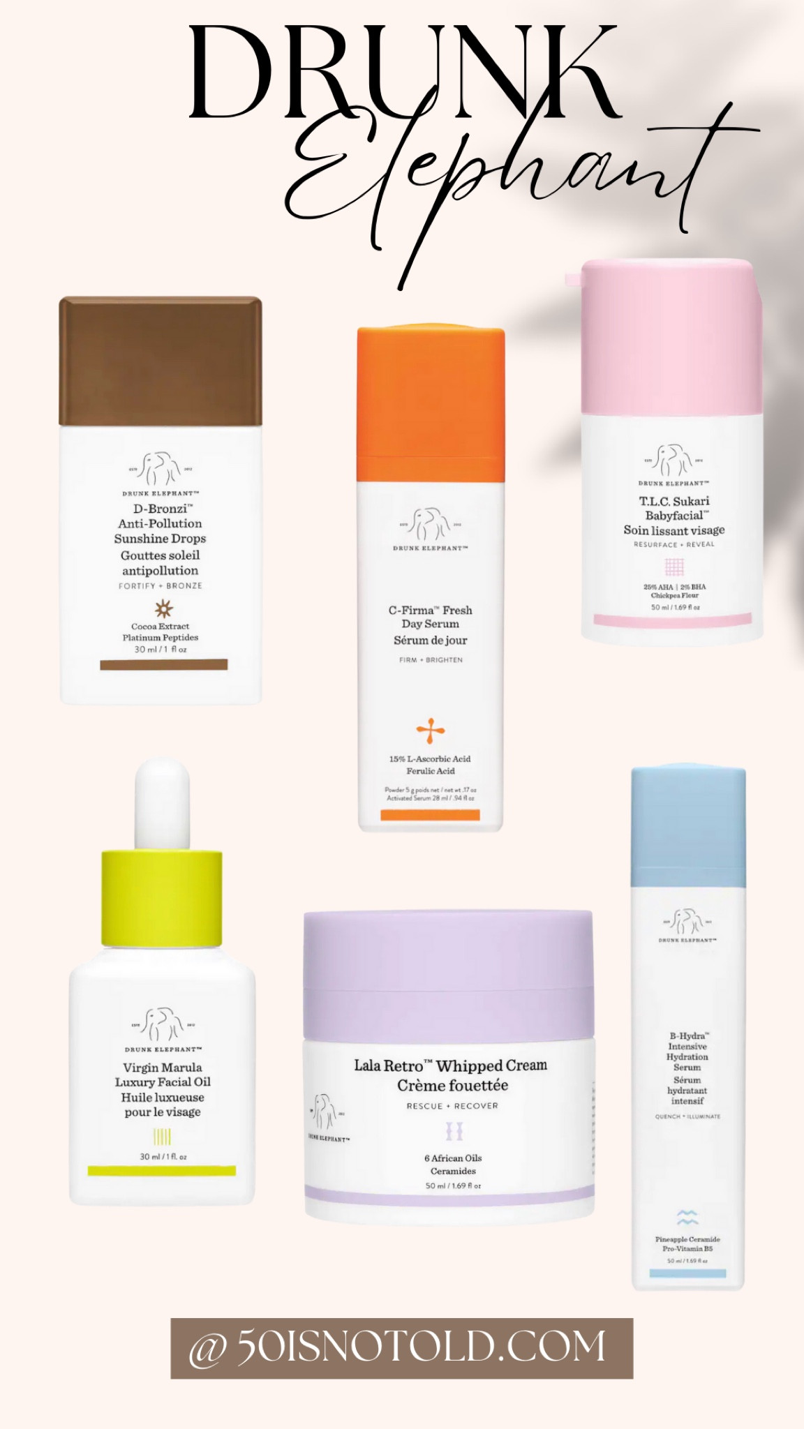 Drunk Elephant Skincare from Sephora | Moisturizer | Beauty Products | Vacation 

#LTKunder100 #LTKbeauty #LTKFind