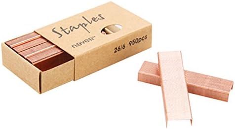 MultiBey Rose Gold Staples Stapler Refill Standard Size #12, 4 Boxes per Pack (Rose Gold) | Amazon (US)