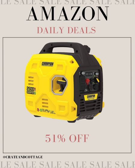 A portable generator is a must have. This is a great deal too!

#LTKsalealert #LTKSeasonal #LTKhome