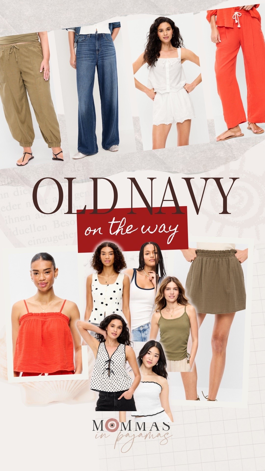 Old Navy haul coming soon, the sales are 🔥, but things are selling quickly! 
What I ordered:

high waisted baggy jeans: size 2 petite 
orange gauze pants: size S 
orange gauze tank top: size XS
polka dot peplum top: size XS
polka dot tie front top: size XS
lace trim cami: size XS 
lace trim shorts: size S 
smocked tube top: size XSA
gauze mini skirt: size S petite 
olive cinched ankle pants: s petite 

Linen for spring, mom approved outfits, Old Navy sale

#LTKSeasonal #LTKPetite #LTKSaleAlert