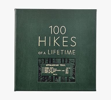 100 Hikes of A Lifetime Leather-Bound Book | Pottery Barn (US)