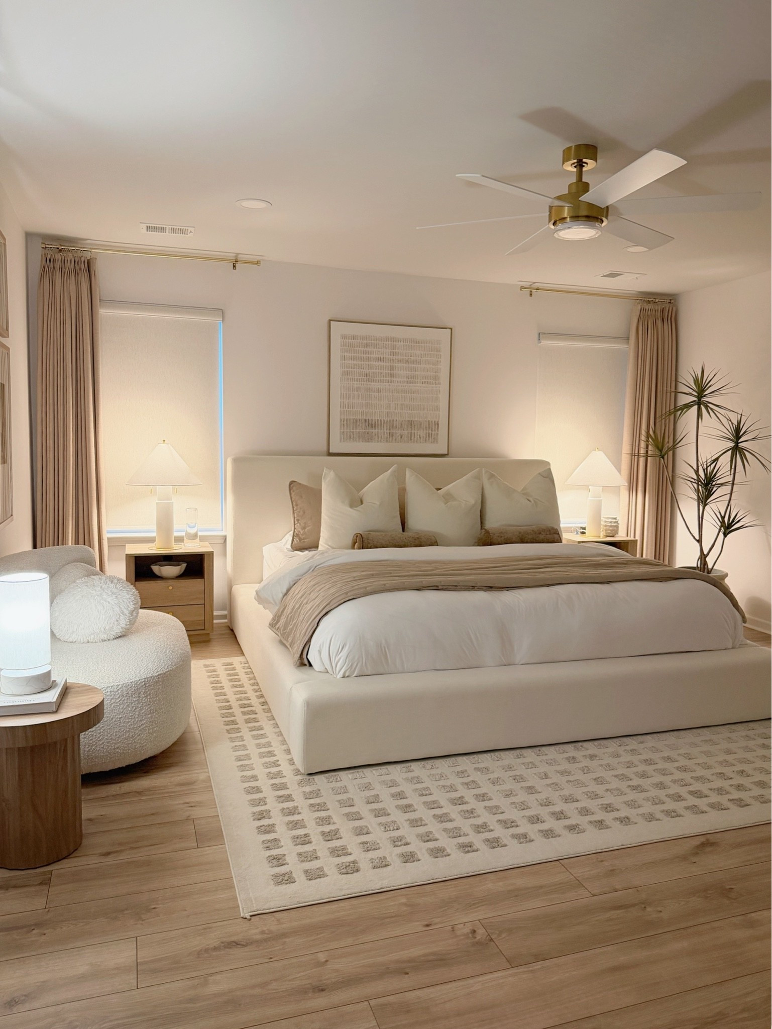 Neutral bedroom decor. Elevating my bedroom with motorized roller shades from two pages! Use my discount code at checkout: JEANNY

#LTKHome #LTKSeasonal #LTKdayinmylife
