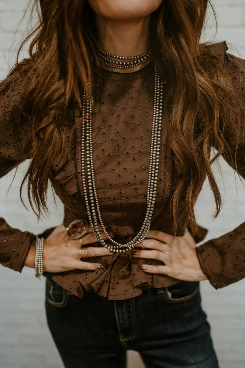 Maxine Necklace | 48 inch | Goldie Lew Jewelry