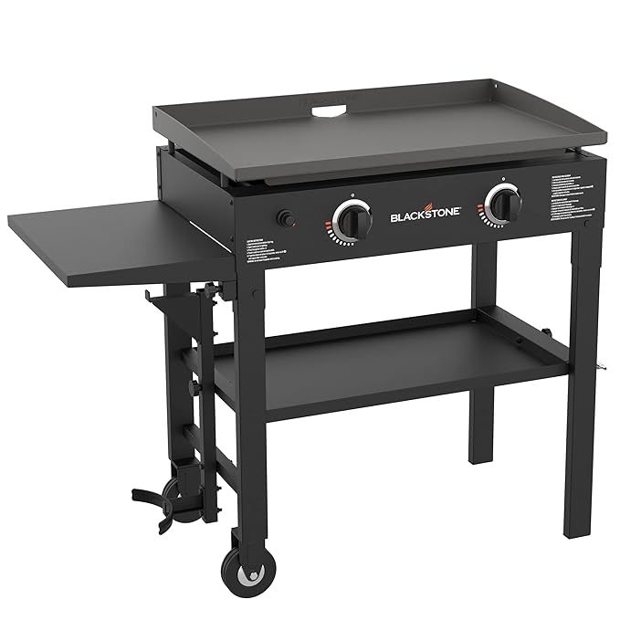 Blackstone Flat Top Gas Grill Griddle 2 Burner Propane Fuelled Rear Grease Management System, 151... | Amazon (US)