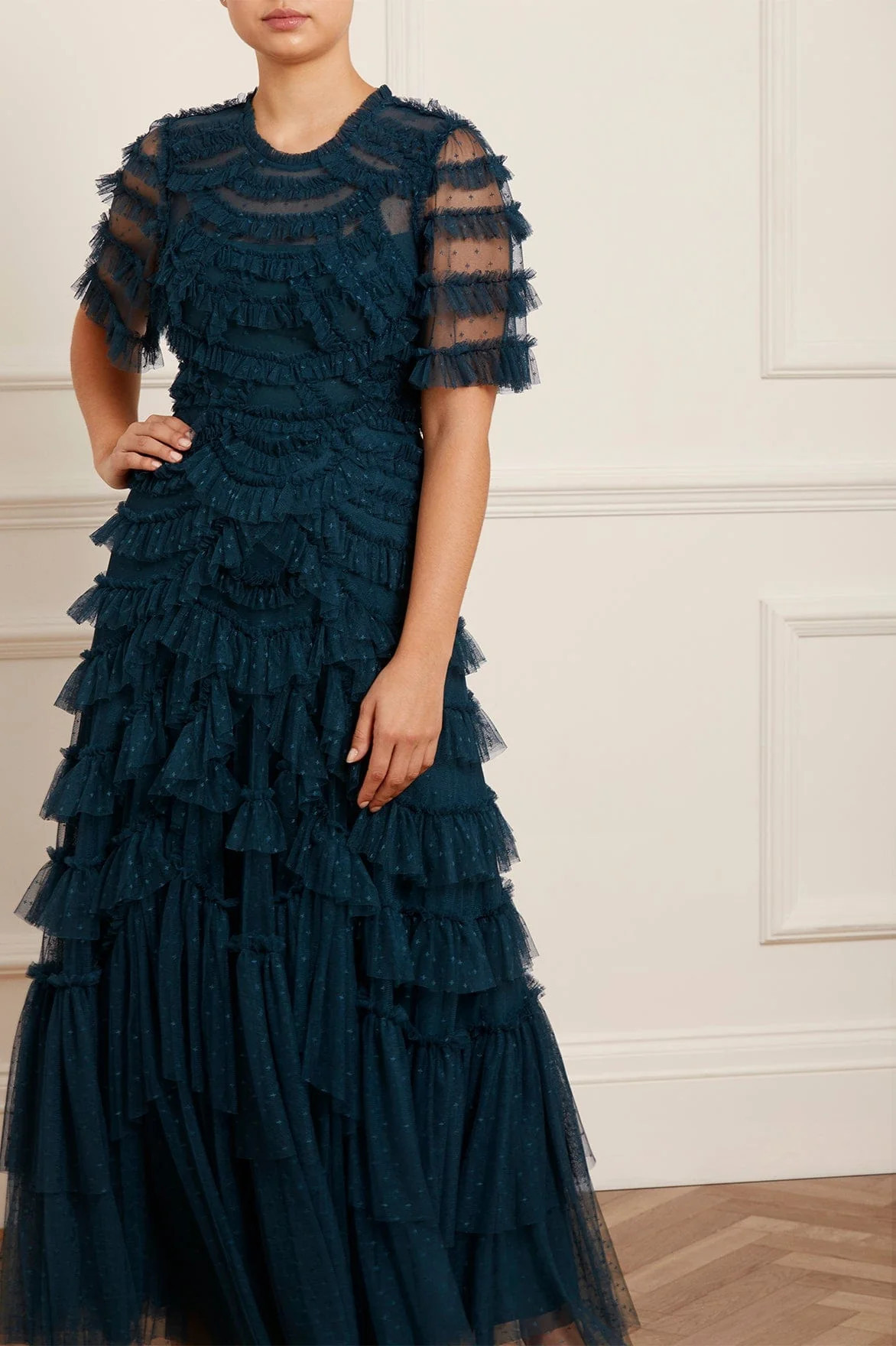Marilla Ruffle Gown | Needle & Thread