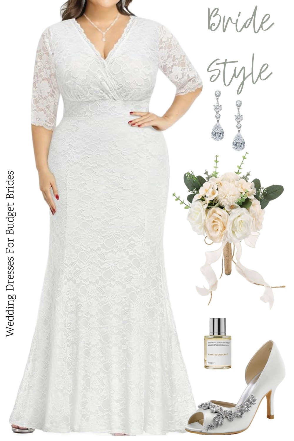 Affordable wedding day outfit idea for the bride. All on Amazon. 

#brideonabudget #destinationwedding  
#affordablebridal #backyardweddings #founditonamazonfashion #engagementphotoshootdress #engagementpartydress #rehearsaldinnerdress #receptiondress #engagementphotos

#LTKPlusSize #LTKWedding #LTKSeasonal