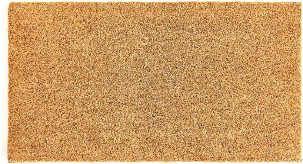 KANKUN Coco Coir Door Mat with Heavy Duty Backing, Welcome Doormat (17" x 30"), Doormat Entrance ... | Amazon (US)