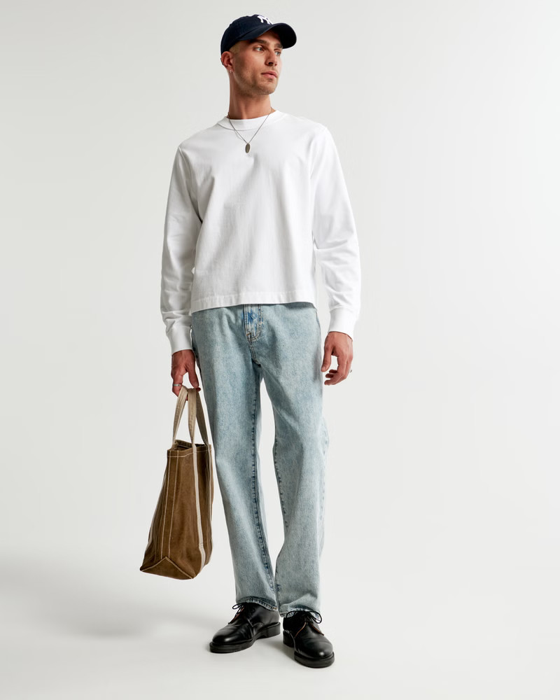 Men's Lightweight Loose Jean | Men's New Arrivals | Abercrombie.com | Abercrombie & Fitch (US)