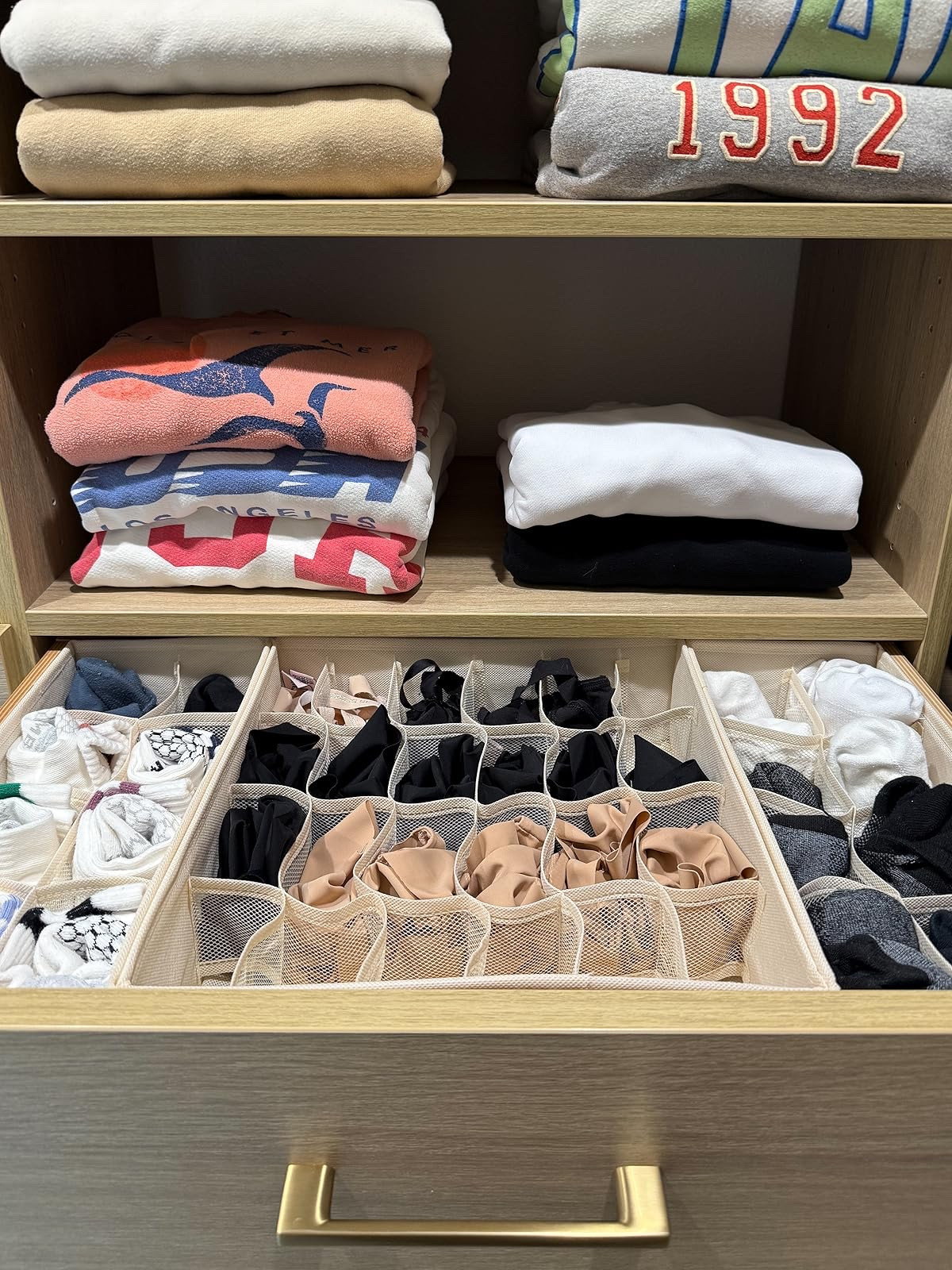 My favorite dividers in my closet. These are great for socks, underwear and other small clothing!

#LTKFamily #LTKHome