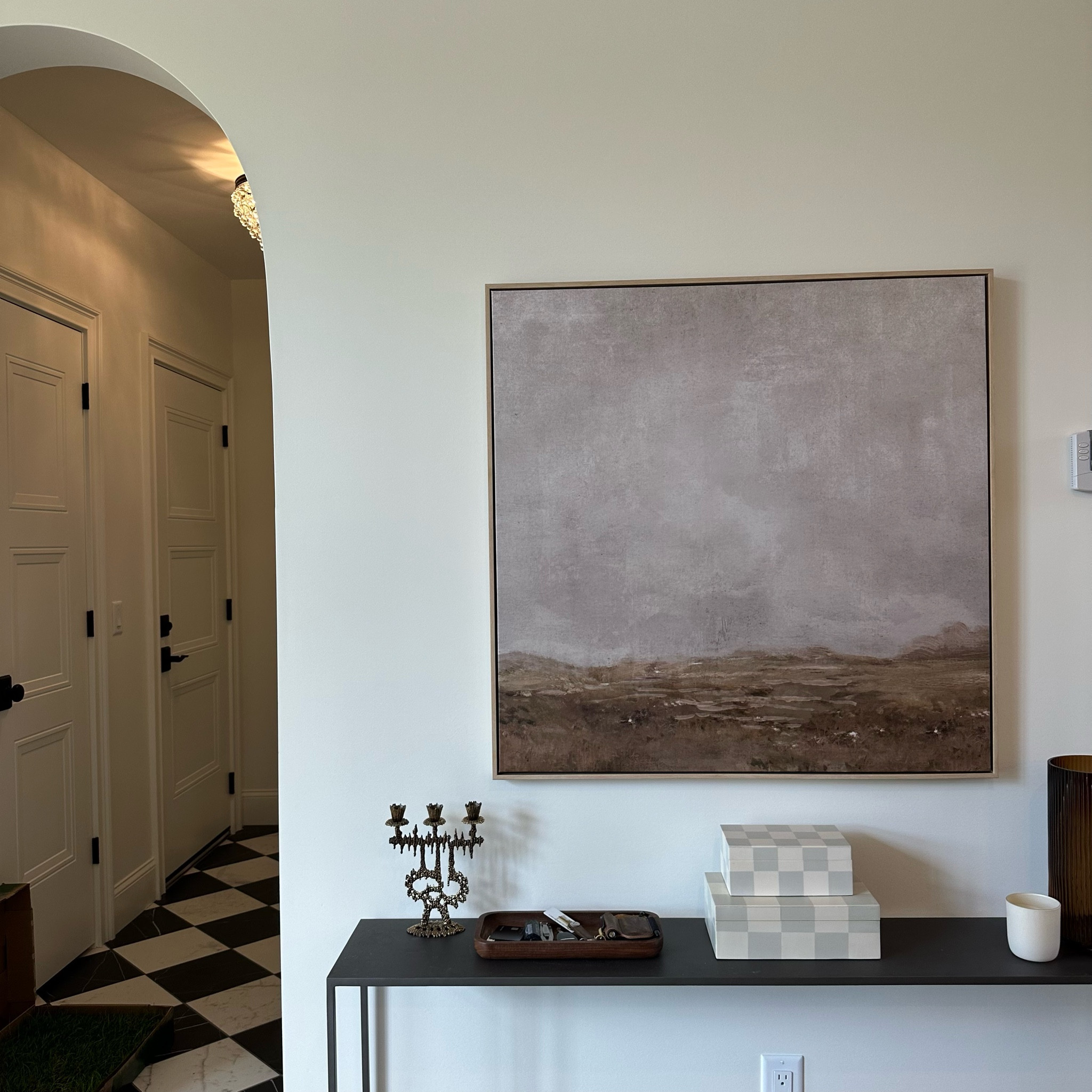 Entryway painting and table. 

#LTKhome