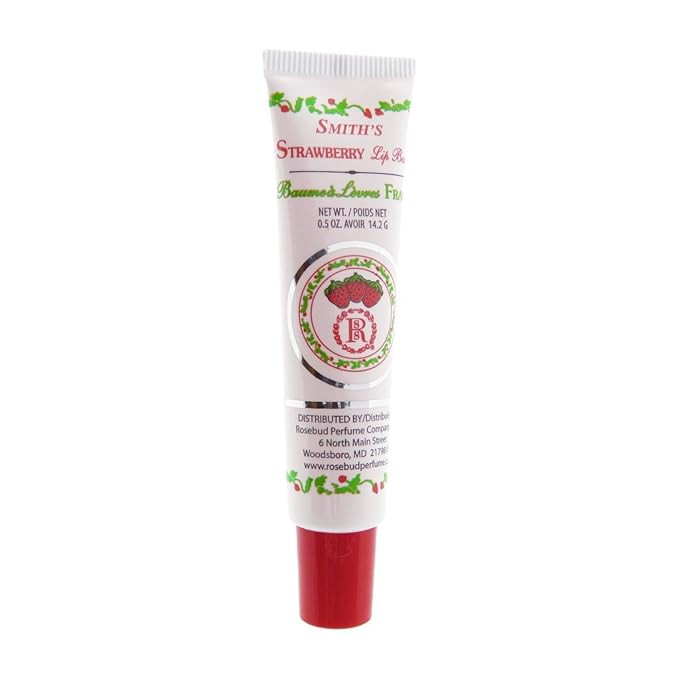 Rosebud Lip Balm Tube, Strawberry.5 Ounce | Amazon (US)