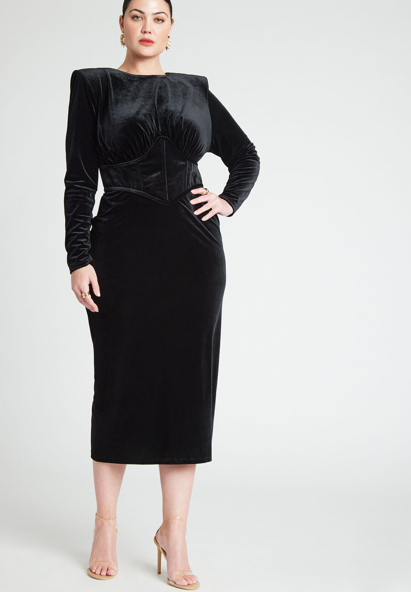 Corset Detail Dress | Eloquii