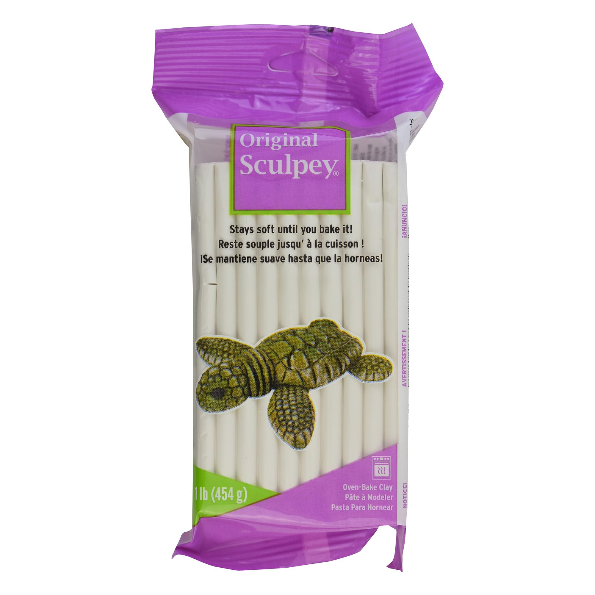 Sculpey: Original Sculpey Clay: White - 1 lb - Polymer Oven Bake Clay, Non-Toxic, Sculpting, Bake... | Amazon (US)