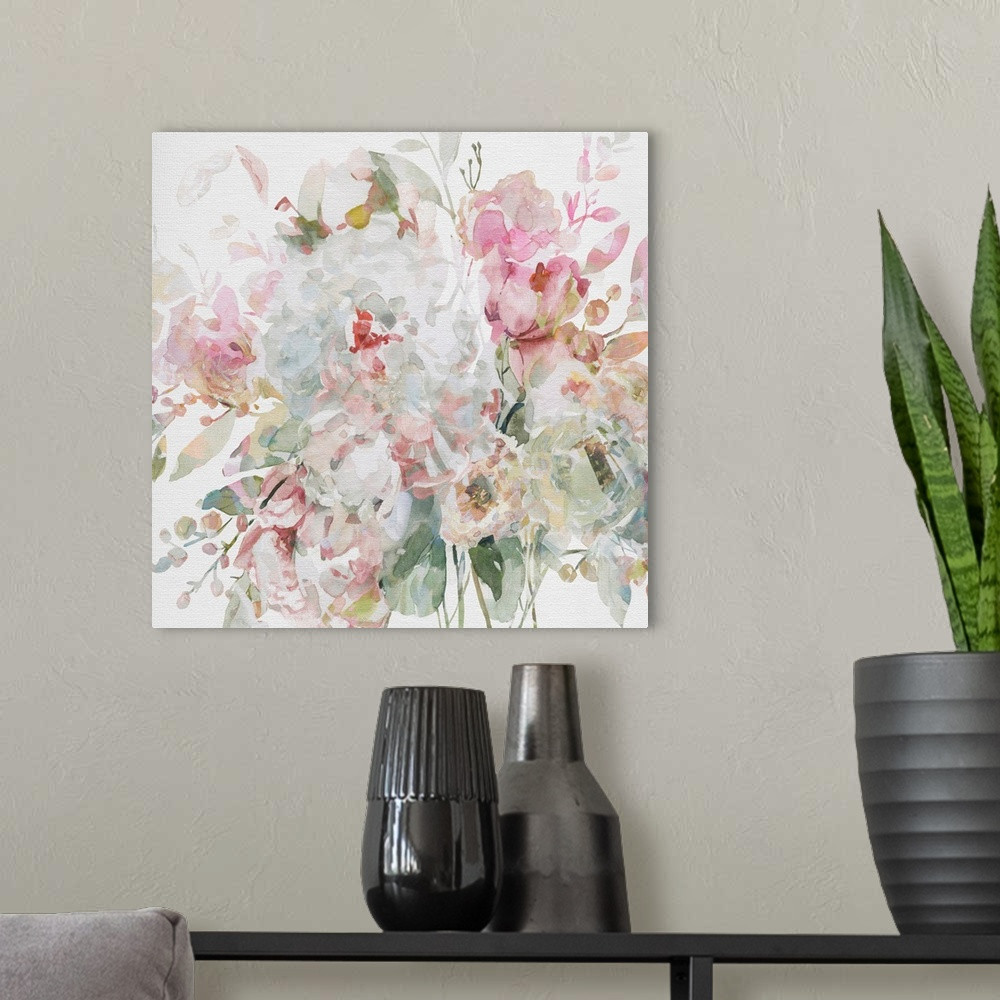 Floral Confetti Collage I Wall Art | Great Big Canvas - Dynamic