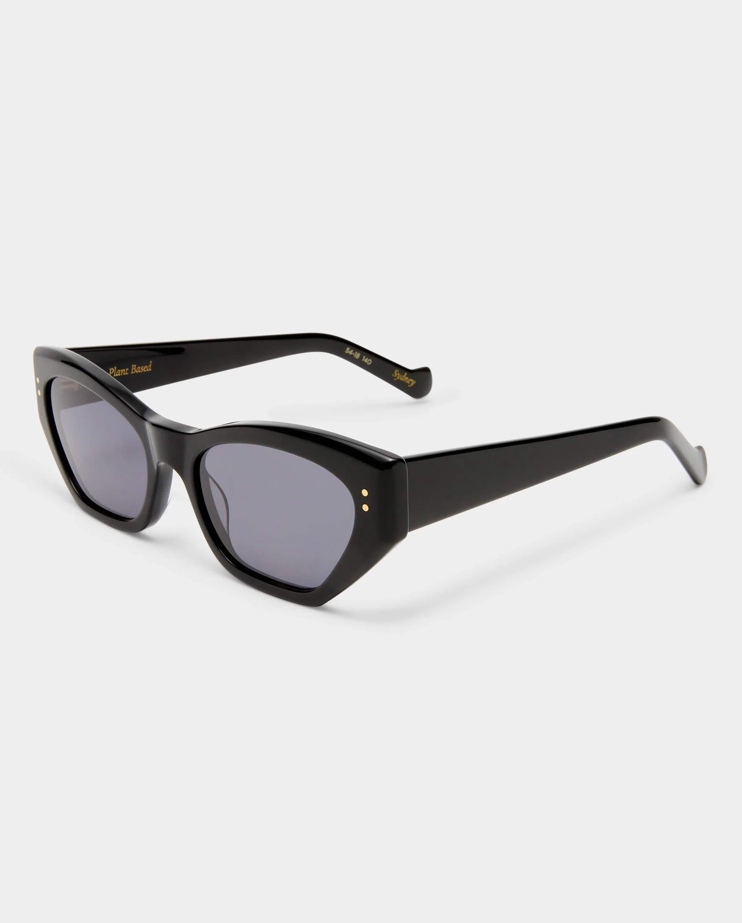 The Sydney Black Female Cat-Eye Sunglasses | Luv Lou | Luv Lou