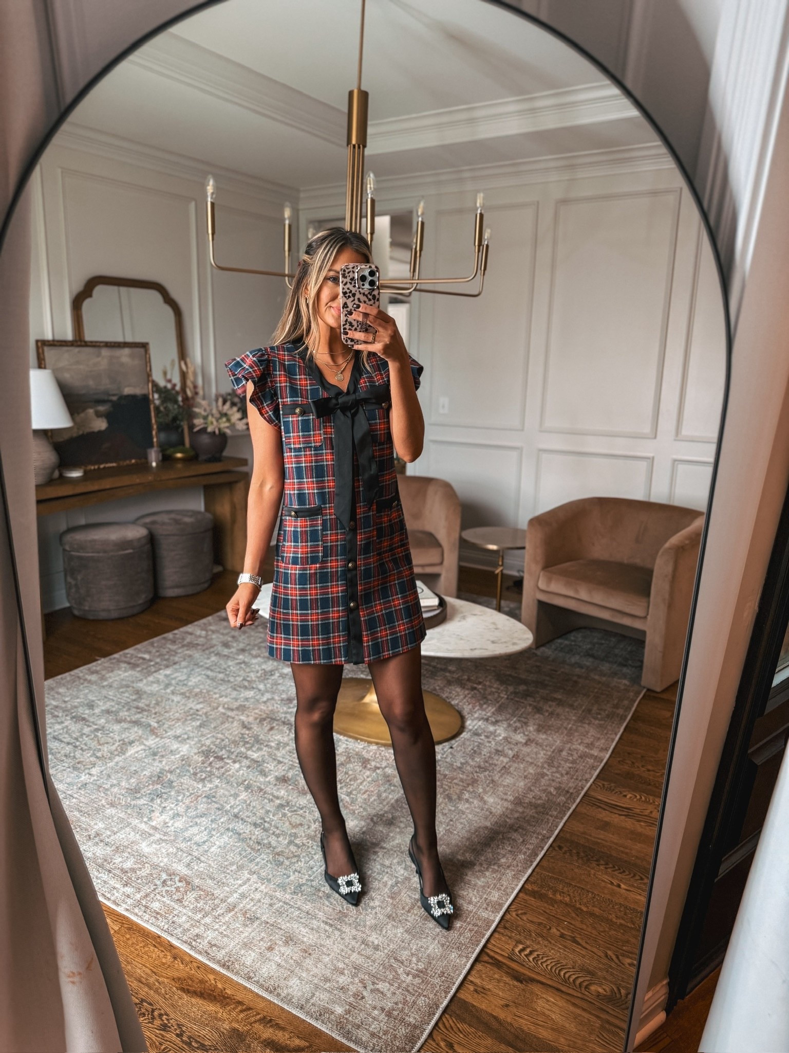 This dress is giving all the holiday vibes! Plaid, ruffles and buttons! Would be great for any holiday event!

#LTKHoliday #LTKParties #LTKStyleTip