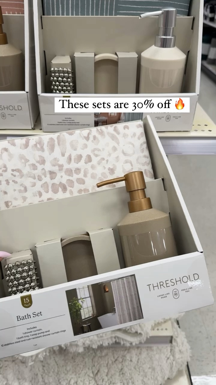 Bath sets on sale for under $20! 

#LTKhome #LTKsalealert #LTKSeasonal