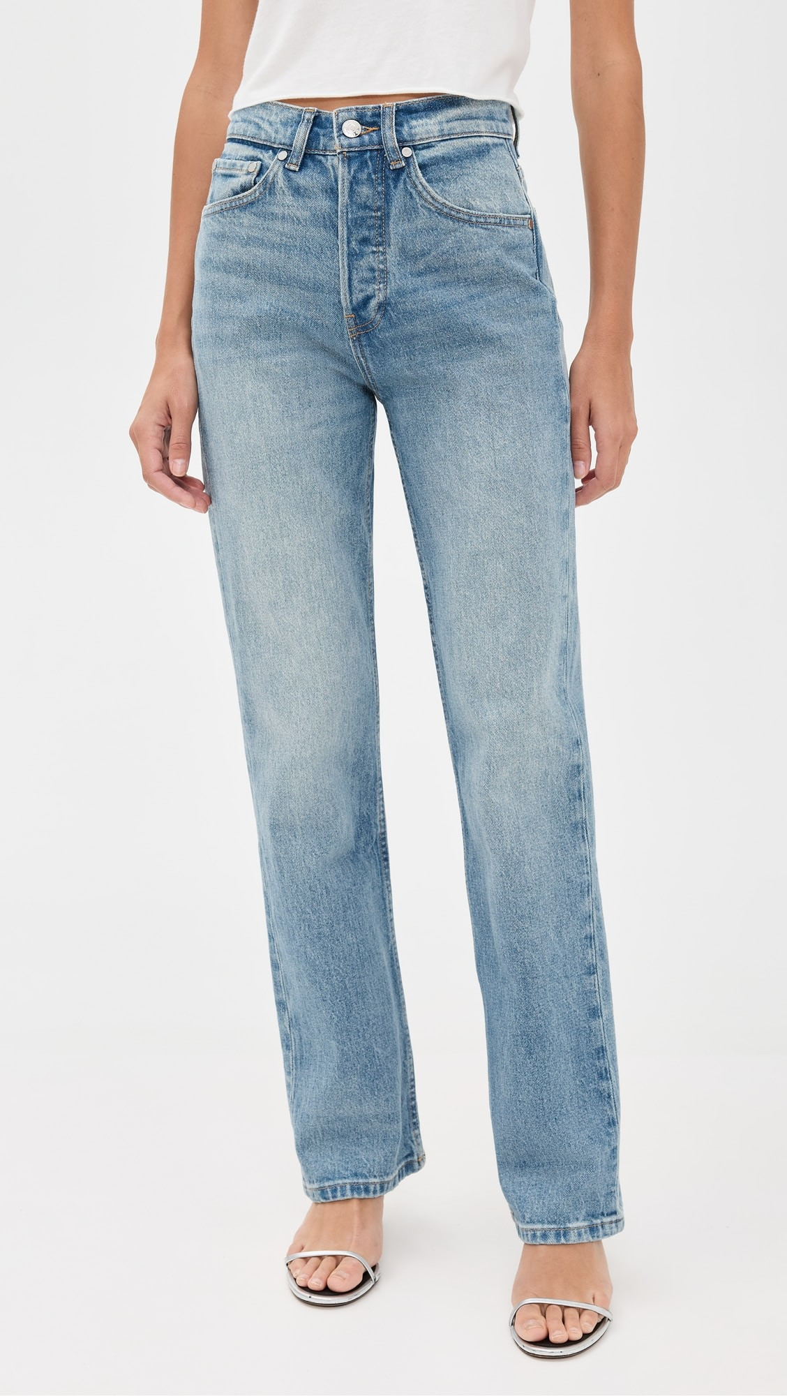 High Rise Straight Jeans | Shopbop