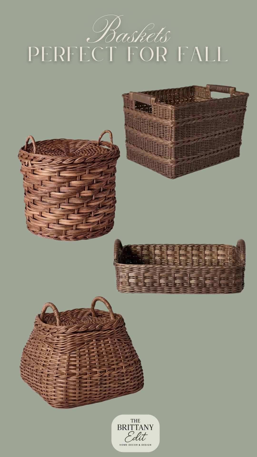 Baskets perfect for fall and some are discounted! 🧺

#LTKHome #LTKSeasonal #LTKSaleAlert