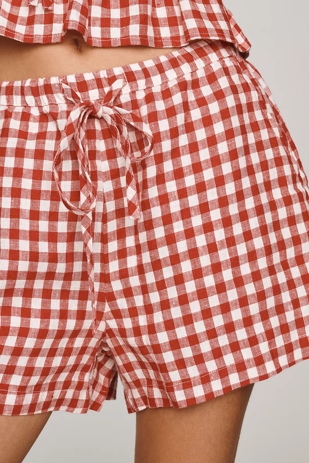 Rails Jenner 100% Linen Shorts | Anthropologie (US)