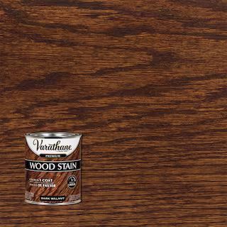 Varathane 1 qt. Dark Walnut Premium Fast Dry Interior Wood Stain 266167 | The Home Depot