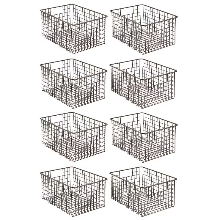 mDesign Metal Wire Food Storage Organizer Bin | Target