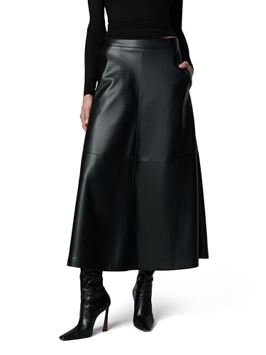 Joe's Jeans Women's The Tavi Vegan Leather Skirt, Black, 12 | Amazon (US)
