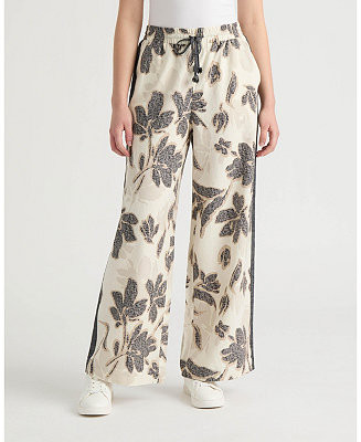 Women's Wide Leg with Drawcord Pant | Macy's