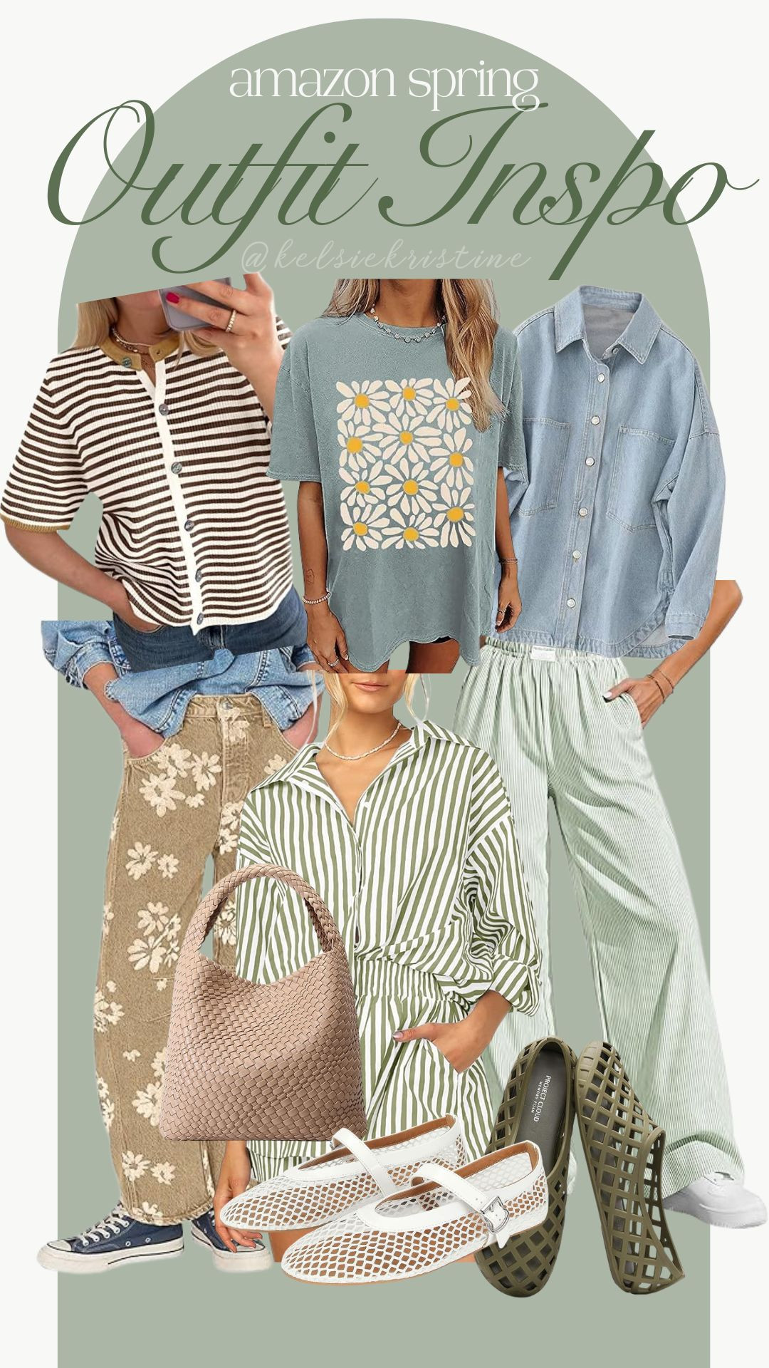 Amazon | Amazon Spring | Amazon Outfit Inspiration | Amazon Fashion | Green Amazon Vibes | Spring Haul Amazon | Affordable Fashion | Mid-Size Amazon Looks | Mom Approved Amazon Outfits | Spring Vibes | Dupes | The Look for Less | Trendy Outift Ideas |  

 #LTKootd #LTKmomlife #LTKMidsize