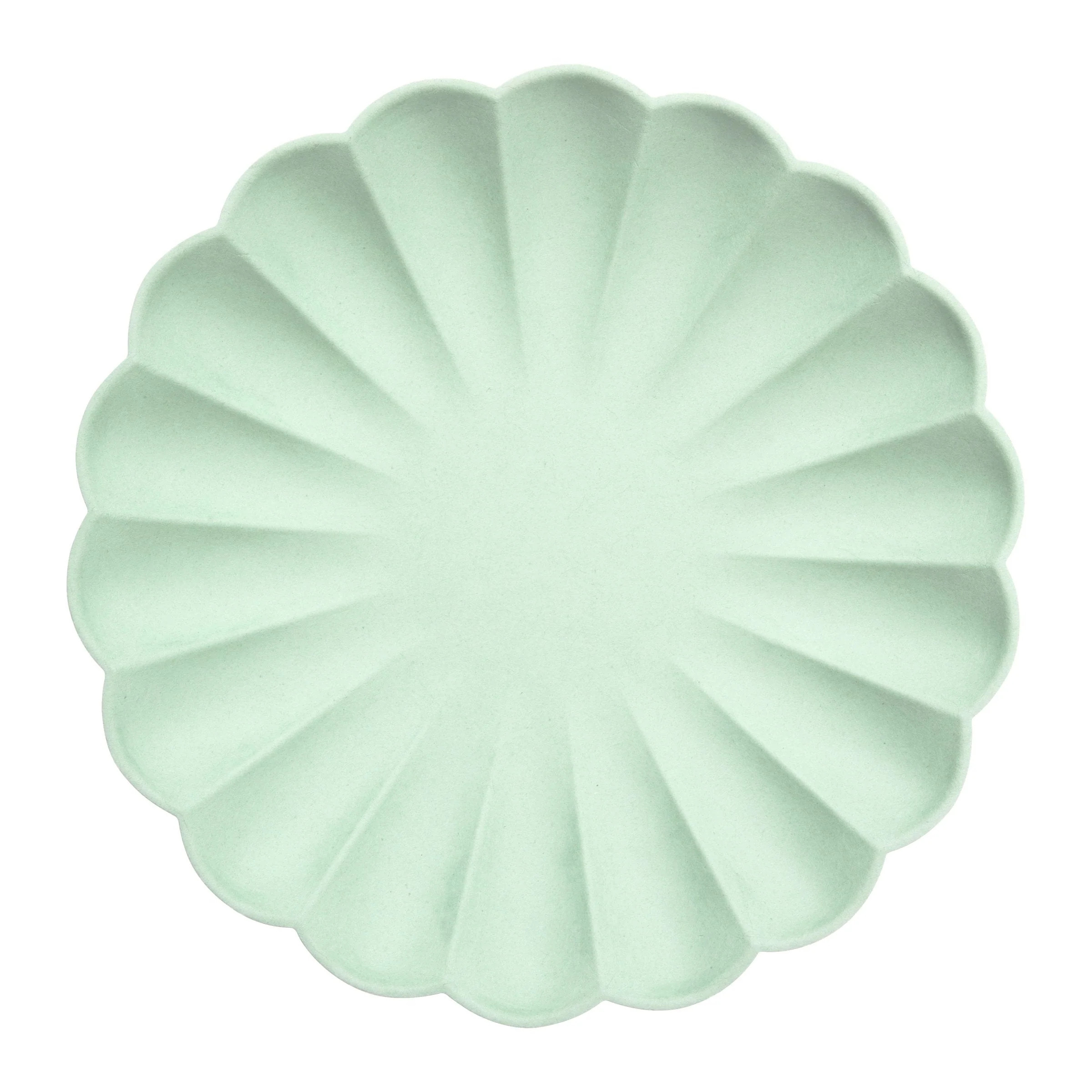 Pale Mint Simply Eco Large Plates | Meri Meri