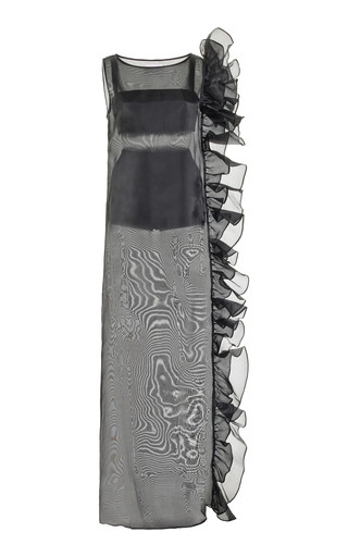 Bea Ruffled Sheer Dress | Moda Operandi (Global)
