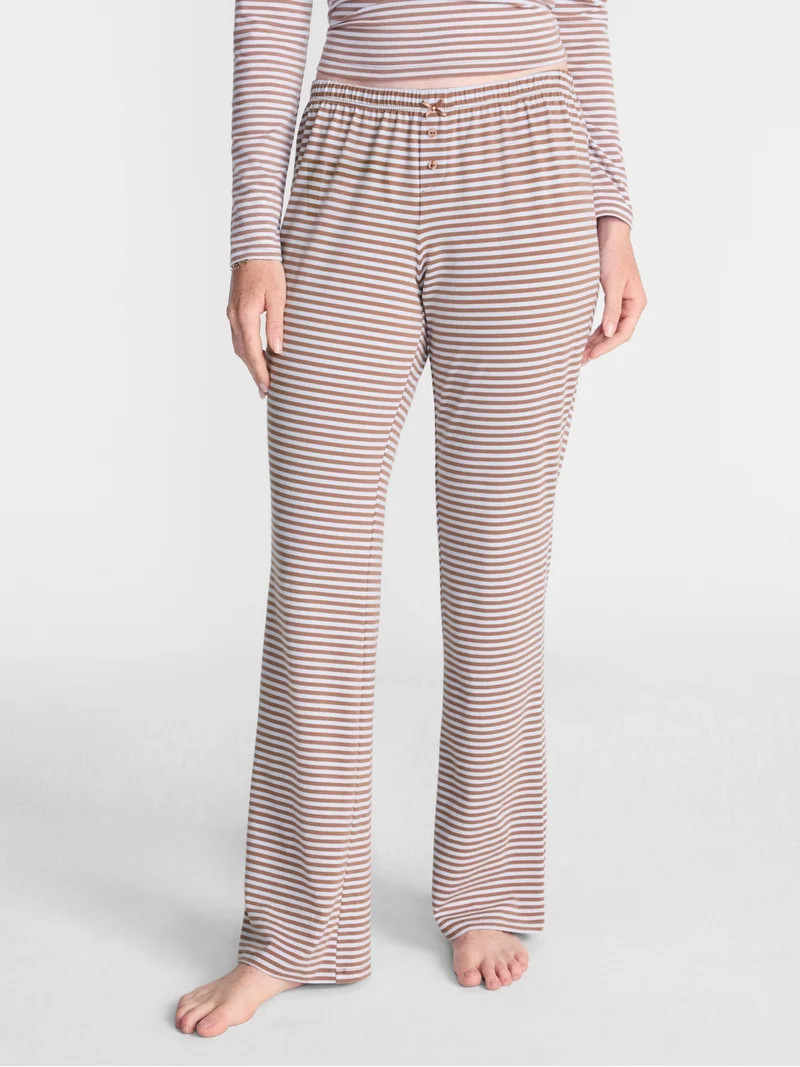 No Boundaries Cloud Core Low Rise Sleep Pants, 31\u201d Inseam, Women's XXS-3X | Walmart (US)