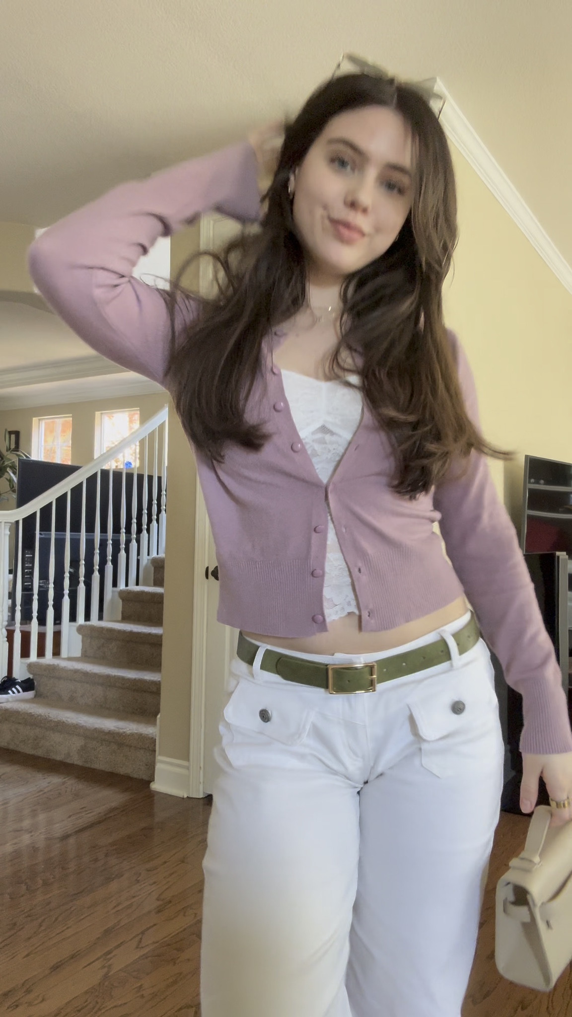 Outfit of the day! 💐

Cardigan - true to size, wearing small
Shirt - true to size, wearing small
Belt - true to size
Jeans - true to size, wearing 4
Shoes - size up 1 size

Jeans / Princess Polly code - KEIRA for 20% off
Lace tank top / Edikted code - KEIRASE10 for 10% off
Shoes / cushionarre code - SEQUINSANDSATINBLOG for free shipping

Spring outfits / spring fashion / spring outfit / spring break outfit / spring outfit casual / spring outfit ideas / spring outfit women / spring outfits 2025 / Italy spring outfits /  spring tops for women / spring shirts / cardigan outfits / layering outfits / lace shirt outfits / white jeans outfits / ballet flats outfits / button front cardigan outfits / button up cardigan outfits / spring shoes / princess polly discount code / White jeans outfit / women’s white jeans / best white jeans / Baggy jeans / baggy jeans outfit / baggy wide leg jeans / oversized jeans outfits / business casual outfits / office siren / white cargo jeans 

 #LTKSeasonal #LTKFindsUnder50 #LTKFindsUnder100