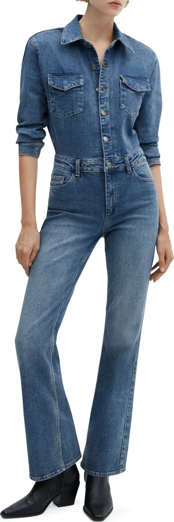 MANGO Denim Jumpsuit | Nordstrom | Nordstrom