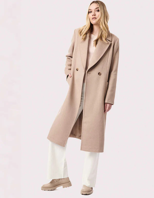 Soho Belted Wool Coat | Bernardo Fashions