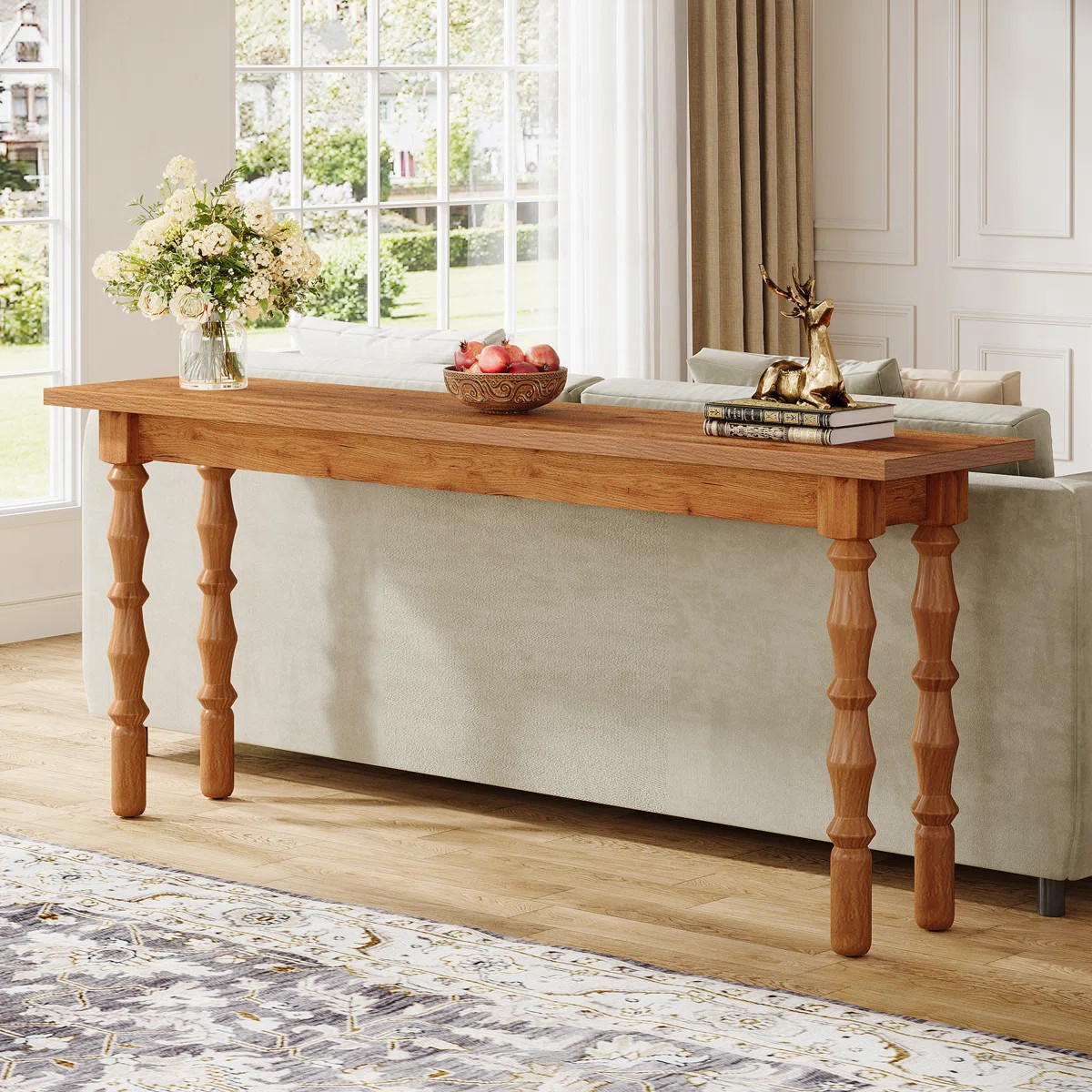 Donney 70.9" Solid Wood Console Table | Wayfair North America