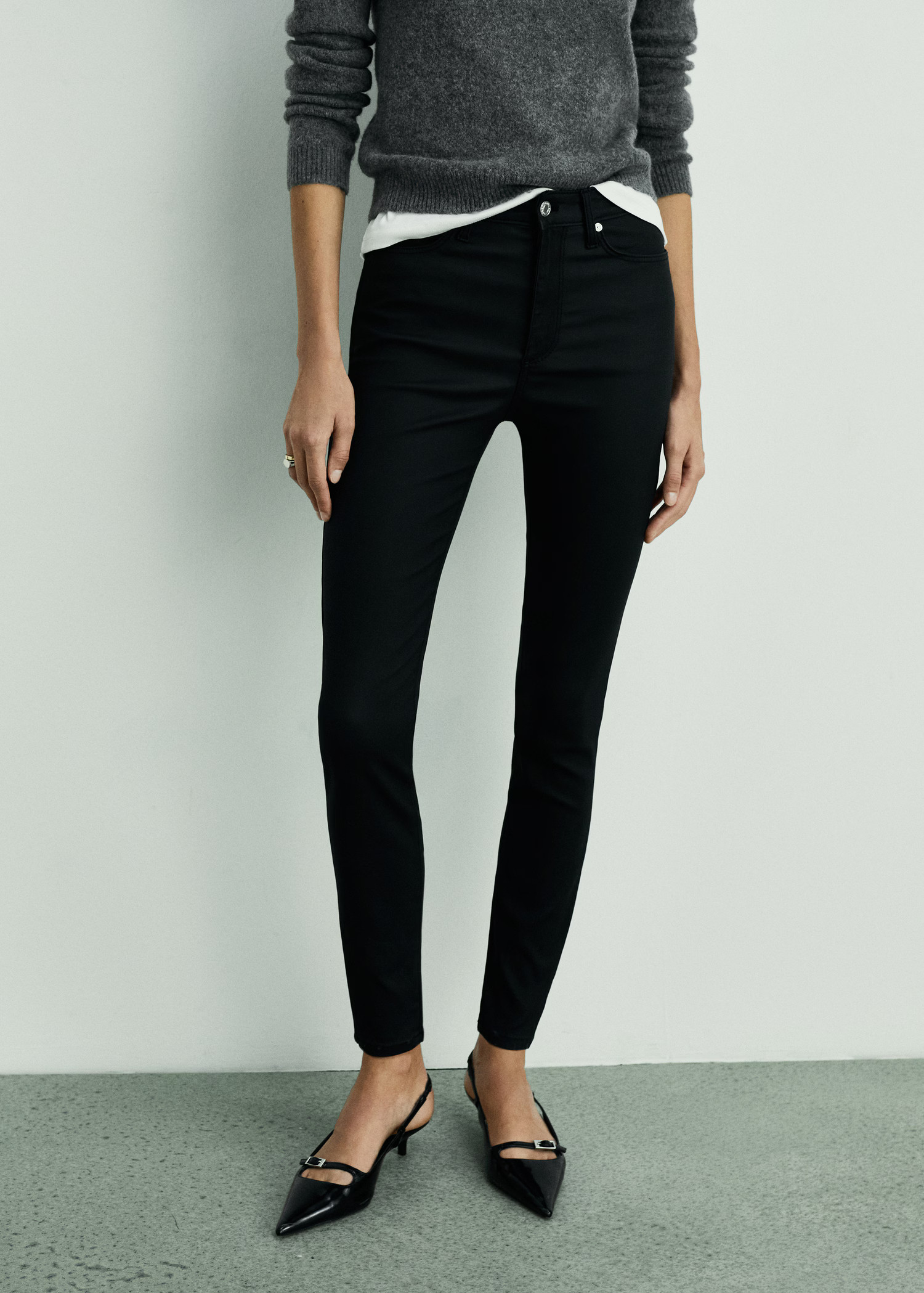 Skinny coated jeans - Women | MANGO USA | Mango (US/MX/AU)