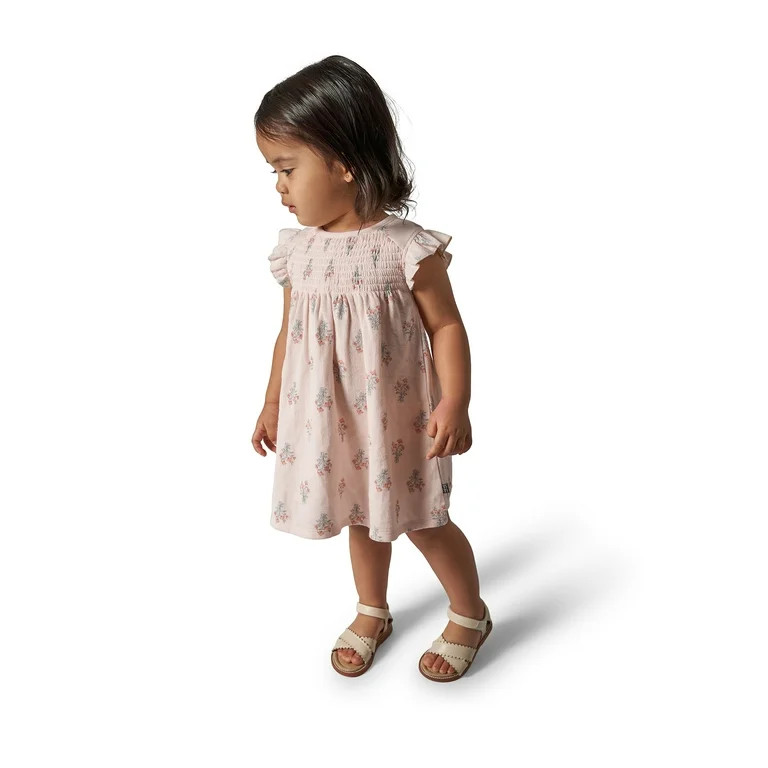 Modern Moments by Gerber Baby Girl Dress with Diaper Cover, 2-Piece, Sizes 0/3 Months - 24 Months | Walmart (US)